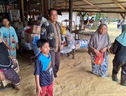 Tingginya Curah Hujan, 150 Rumah Warga Desa Penyasawan, Kampar Direndam Banjir 