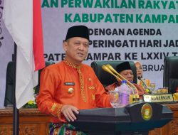 Pj Bupati Kampar Hadiri Sidang Istimewa Paripurna Dalam Rangka Hut Kabupaten Kampar Ke 74 Tahun 2024