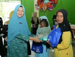 Ketua TP-PKK Kabupaten Kampar Launching Kegiatan Pemberian Makanan Kepada Anak Stunting