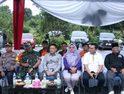 Pj Bupati Kampar Ikuti Pelepasan Distribusi Kotak Suara Pemilu Tahun 2024 Ke PPK