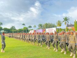 Satpol PP Kabupaten Kampar Wakili Riau Pada Upacara HUT ke-74 Tahun Satpol PP