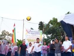 Penjabat Bupati Kampar Buka Turnamen Bola Voli Antar Suku Kenegerian Pulau Gadang