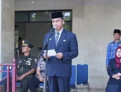 Memperingati Otda Ke-28, PJ. Bupati Kampar Pimpin Apel Gabungan