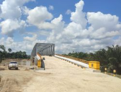 Meskipun di Tengah Cuaca Ekstrem, PUPR Sukses Bangun 4 Jembatan Tahun 2023 di Aliran Sungai Kampar, Masyarakat akan Gelar Syukuran