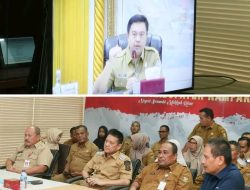 Penjabat Bupati Kampar Mengikuti Rakor Pengendalian Inflasi Daerah Bersama Kemendagri RI