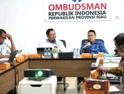 Penjabat Bupati Kampar Lakukan Audiensi dengan Kepala Ombudsman RI Terkait Penilaian Kepatuhan Pelayanan Publik Tahun 2024