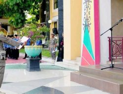 Penjabat Bupati Kampar Pimpin Upacara Hatkinas 2024