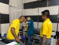 Bidddokkes Polda Riau Gelar Cek Kesehatan Para Personel Polres Kampar