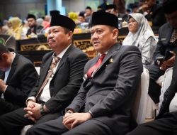 Pj Bupati Hadiri Rapat Paripurna DPRD  Dalam Rangka Pengucapan Sumpah/Janji Anggota DPRD Provinsi Riau Masa Jabatan 2024-2029