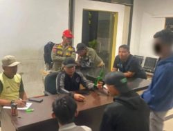 Mabuk Minuman Keras di Taman Kota Bangkinang, Tiga Pemuda Diamankan Satpol PP Kampar