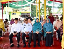 Pj. Gubernur Riau dan Pj. Ketua TP PKK Prov. Riau Laksanakan Kunjungan Kerja Di Kabupaten Kampar