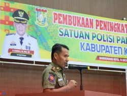 Satpol PP Kampar Gelar Peningkatan Kompetensi Satpol PP Kampar, Ini Harapan Arizon