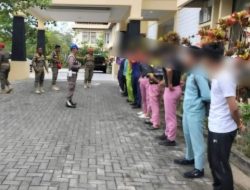 Main Domino Saat Jam Belajar, Puluhan Pelajar di Bangkinang Kota Diamankan Satpol PP Kampar