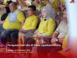 Berbagai Kegiatan Lomba, Pj Sekda Hadiri Perayaan Hari Ibu di Desa Lipatkain Utara