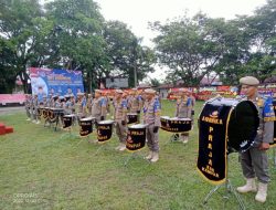 Marching Band Satpol PP Kampar Ramaikan Acara HUT Korpri 2024