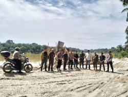 Polsek Tambang Bersama TNI dan Satpol PP Cek Lokasi Galian C Diduga Ilegal