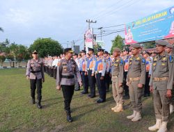 Polres Kampar Gelar Apel Gelar Pasukan Operasi Keselamatan Lancang Kuning 2025, Wujudkan Asta Cita dan Kamseltibcarlantas