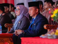 Bupati dan Wakil Bupati Kampar Kompak Hadiri Upacara Hari Bhayangkara ke-79 Tahun